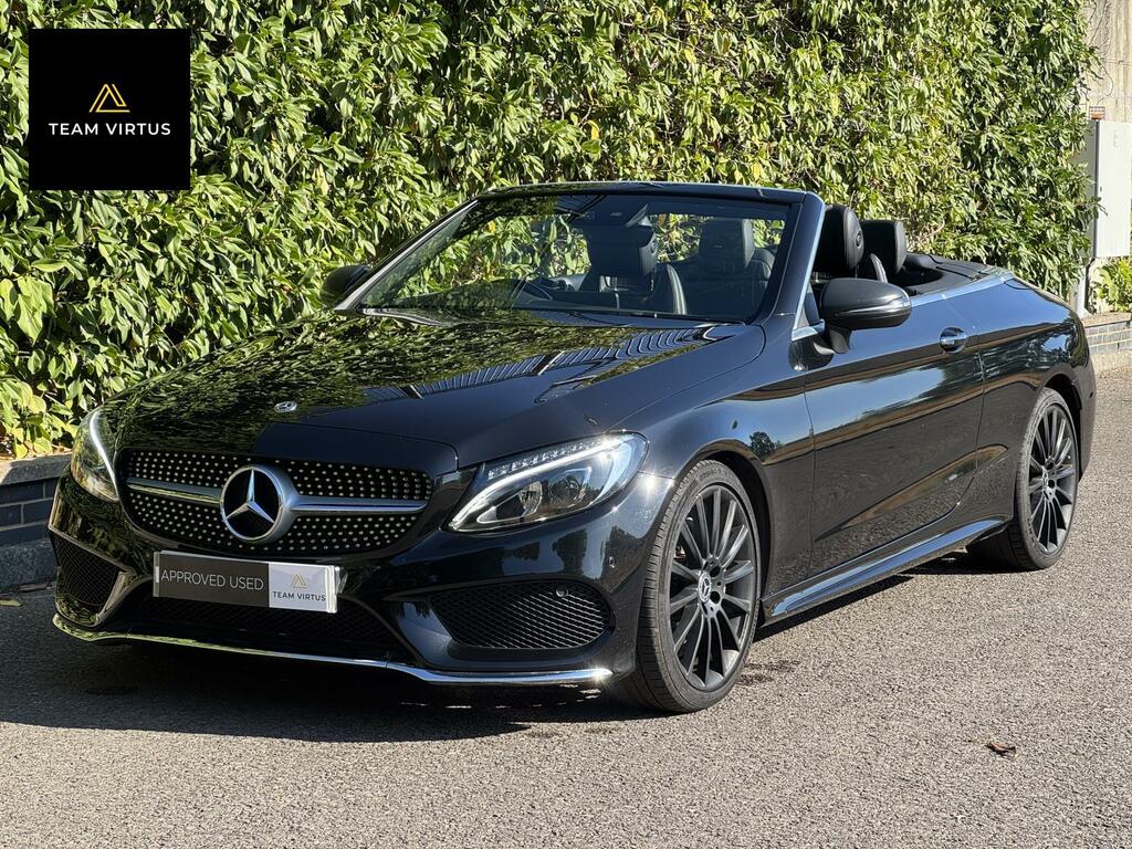 Mercedes-Benz C Class 2.1 C220d Nightfall Edition Cabriolet M Black #6