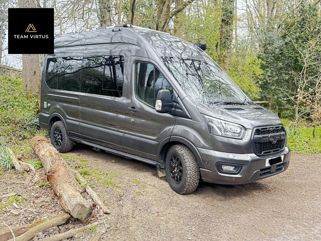 Ford Transit Custom 2.0 410 Ecoblue Limited Minibus Double Cab Die Grey #2