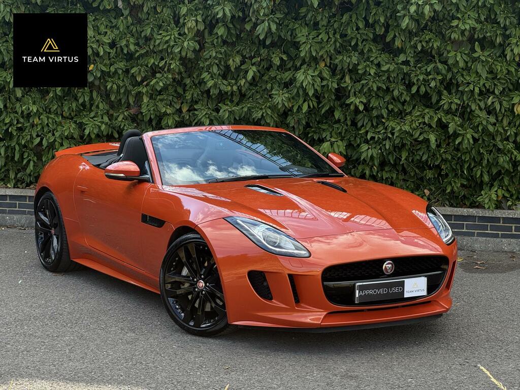 Jaguar F-Type Convertible 2016 - 2020 WD66YEG Orange #2