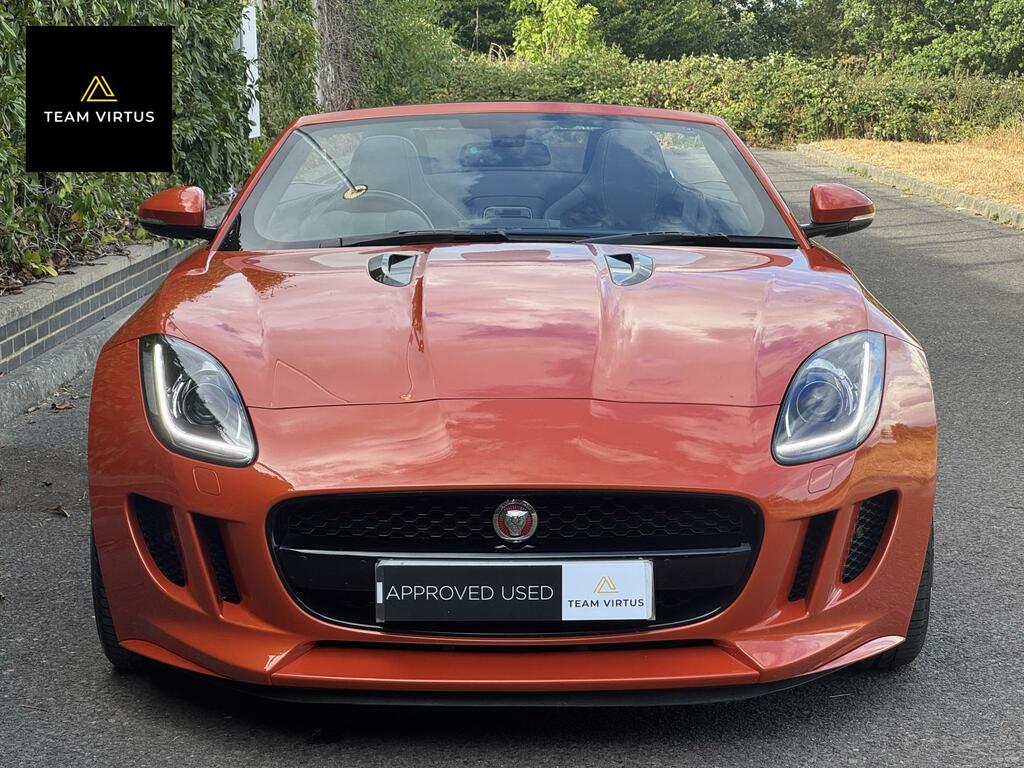 Jaguar F-Type Convertible 2016 - 2020 WD66YEG Orange #3
