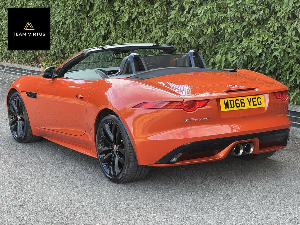 Jaguar F-Type Convertible 2016 - 2020 WD66YEG Orange #6