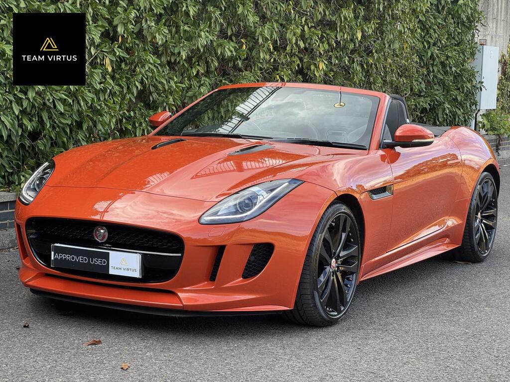 Jaguar F-Type Convertible 2016 - 2020 WD66YEG Orange #4