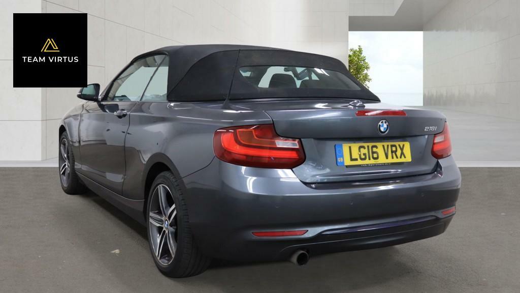 BMW 2 Series 1.5 218I Sport Convertible Euro 6 Grey #2