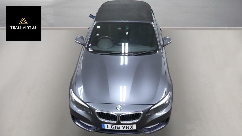 BMW 2 Series 1.5 218I Sport Convertible Euro 6 Grey #4