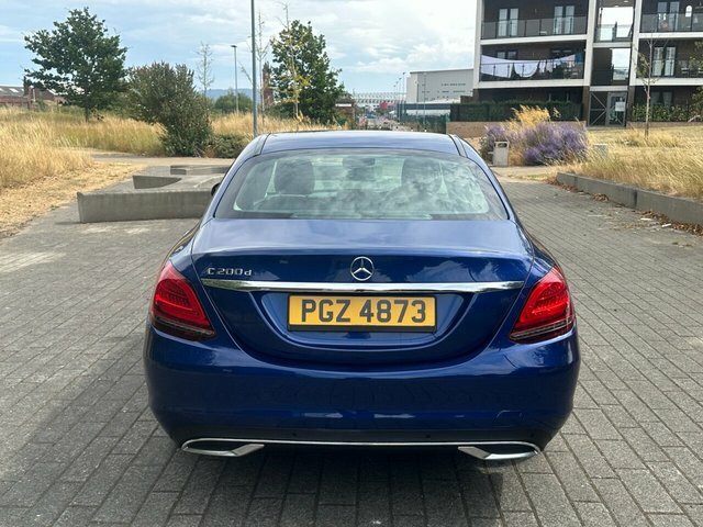 Mercedes-Benz C Class C200d Sport Saloon Blue #4