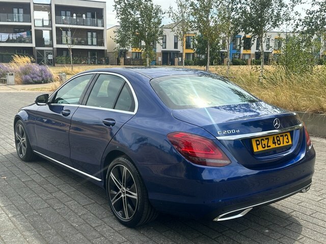 Mercedes-Benz C Class C200d Sport Saloon Blue #5