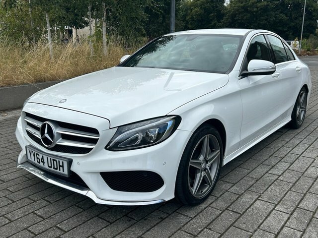 Mercedes-Benz C Class C250 Bluetec Amg Line YY64UDH White #5
