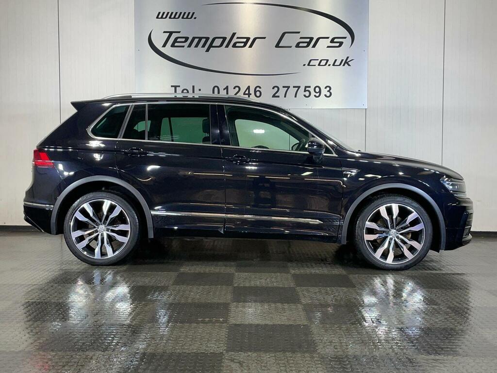 Volkswagen Tiguan 2.0 Tdi R-line 4Motion Euro 6 Ss Black #2