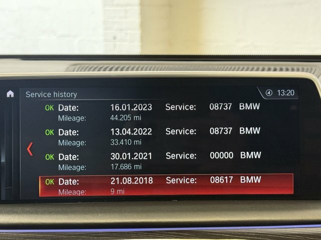BMW 7 Series 730D X-drive Exclusive U1334 Ulez White #50