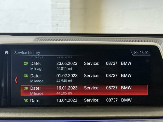BMW 7 Series 730D X-drive Exclusive U1334 Ulez White #49