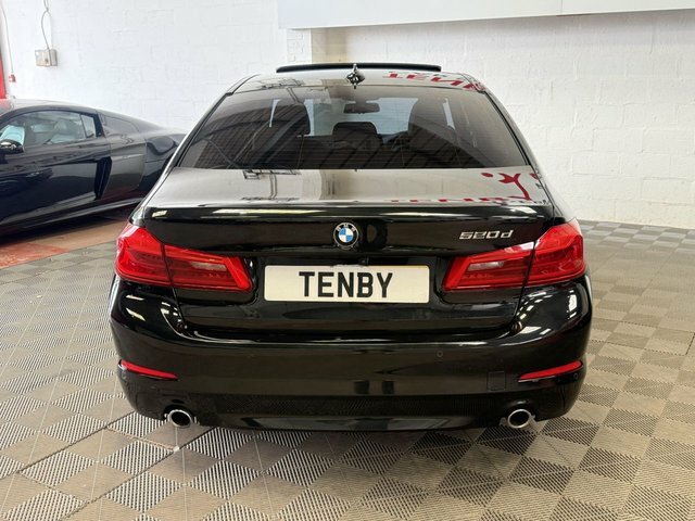 BMW 5 Series Automatic Black #5