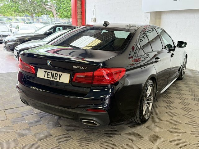 BMW 5 Series 520D M Sport Black #6