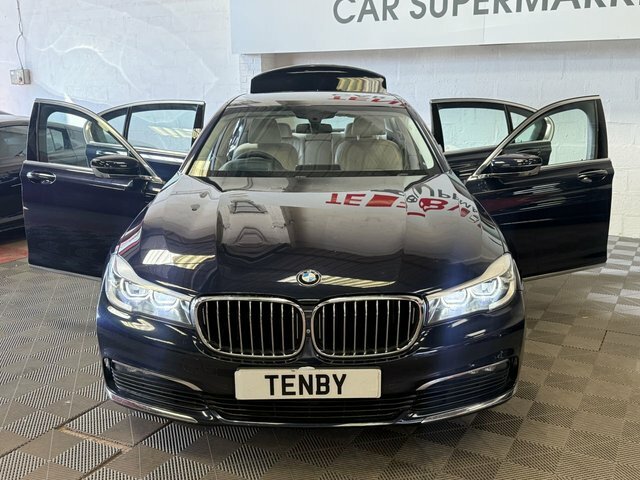 BMW 7 Series Saloon 3.0 740D M Sport Xdrive Euro 6 Ss 4 White #8