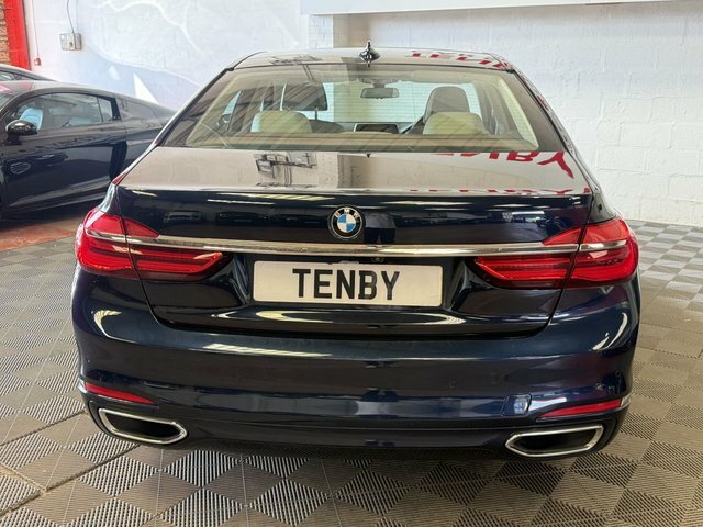 BMW 7 Series Automatic Blue #5