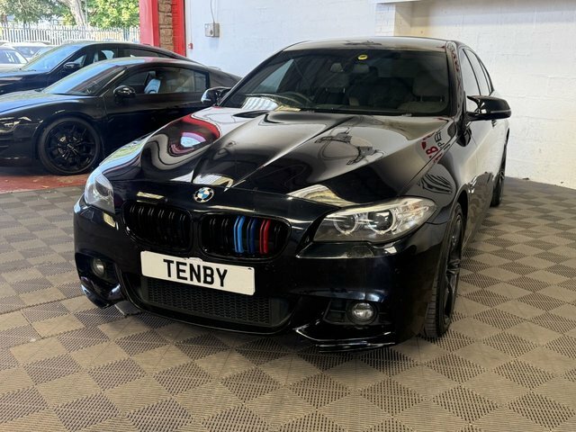 BMW 5 Series 530D M Sport Black #3