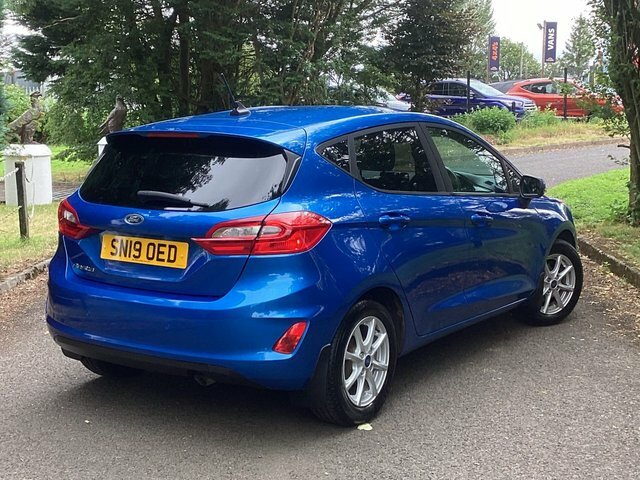 Ford Fiesta Ecoboost Gpf Zetec Hatchback Blue #3