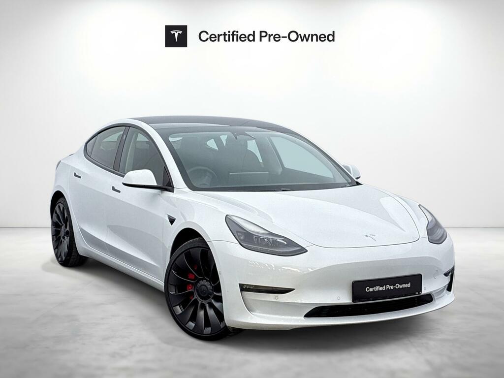Tesla Model 3 Performance White