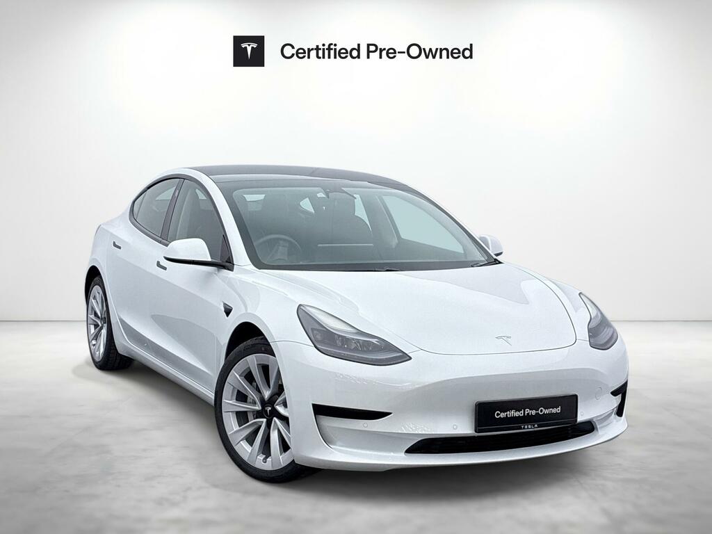 Tesla Model 3 Saloon Rwd 241 Bhp Pan Roof White #1