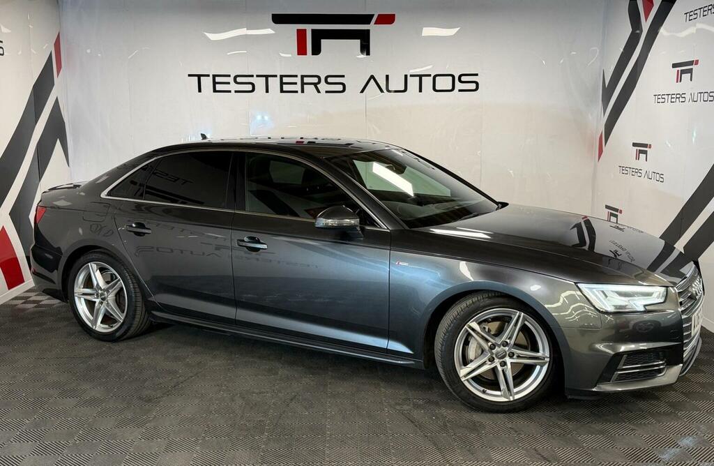 Audi A4 2.0 Tdi S Line S Tronic Quattro Euro 6 Ss Grey