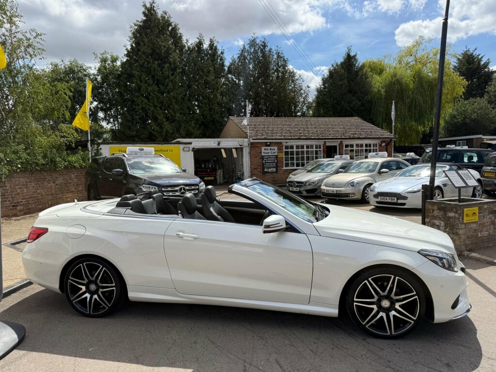 Mercedes-Benz E Class 3.0 E350d V6 Amg Line Edition Cabriolet G-tronic White #3