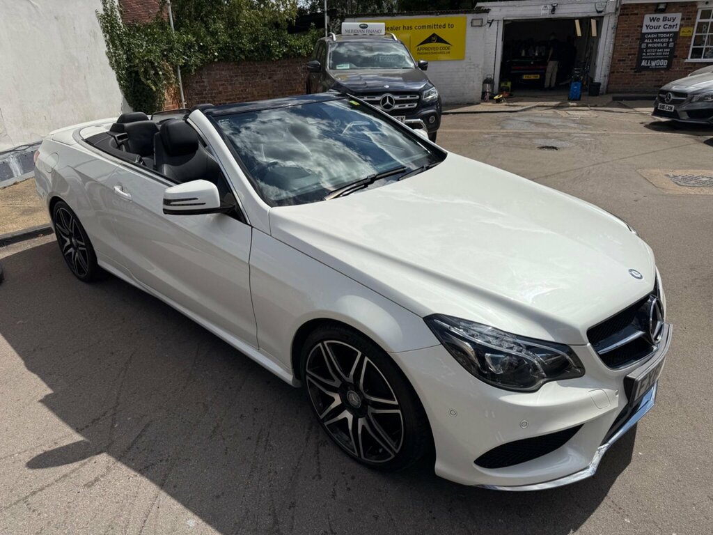 Mercedes-Benz E Class 3.0 E350d V6 Amg Line Edition Cabriolet G-tronic White