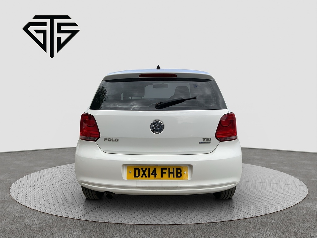 Volkswagen Polo Hatchback DX14FHB White #4
