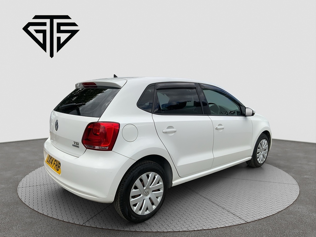 Volkswagen Polo Hatchback DX14FHB White #3