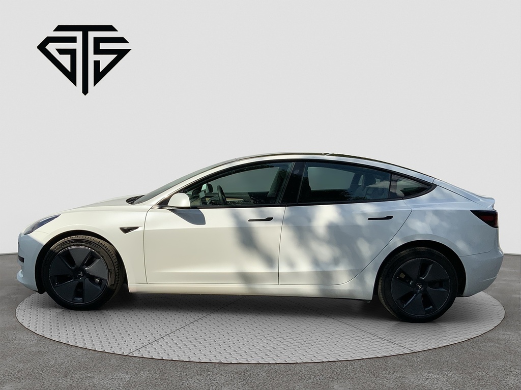 Tesla Model 3 Saloon AJ72KZU White #6