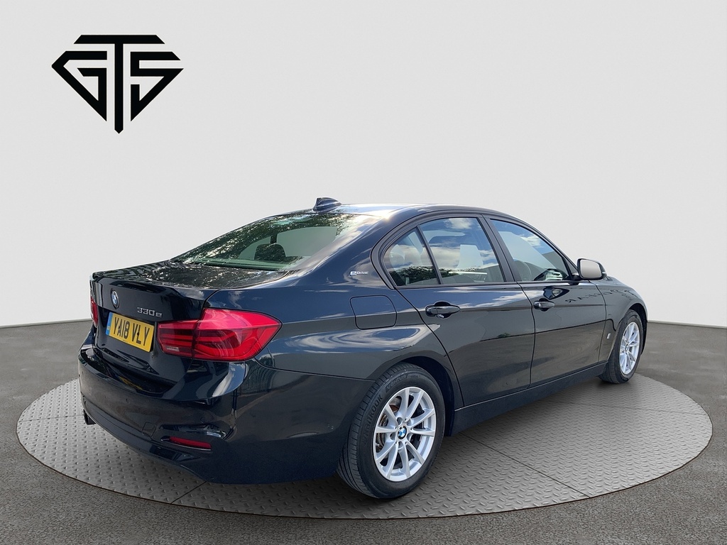 BMW 3 Series 330E Se Blue #3