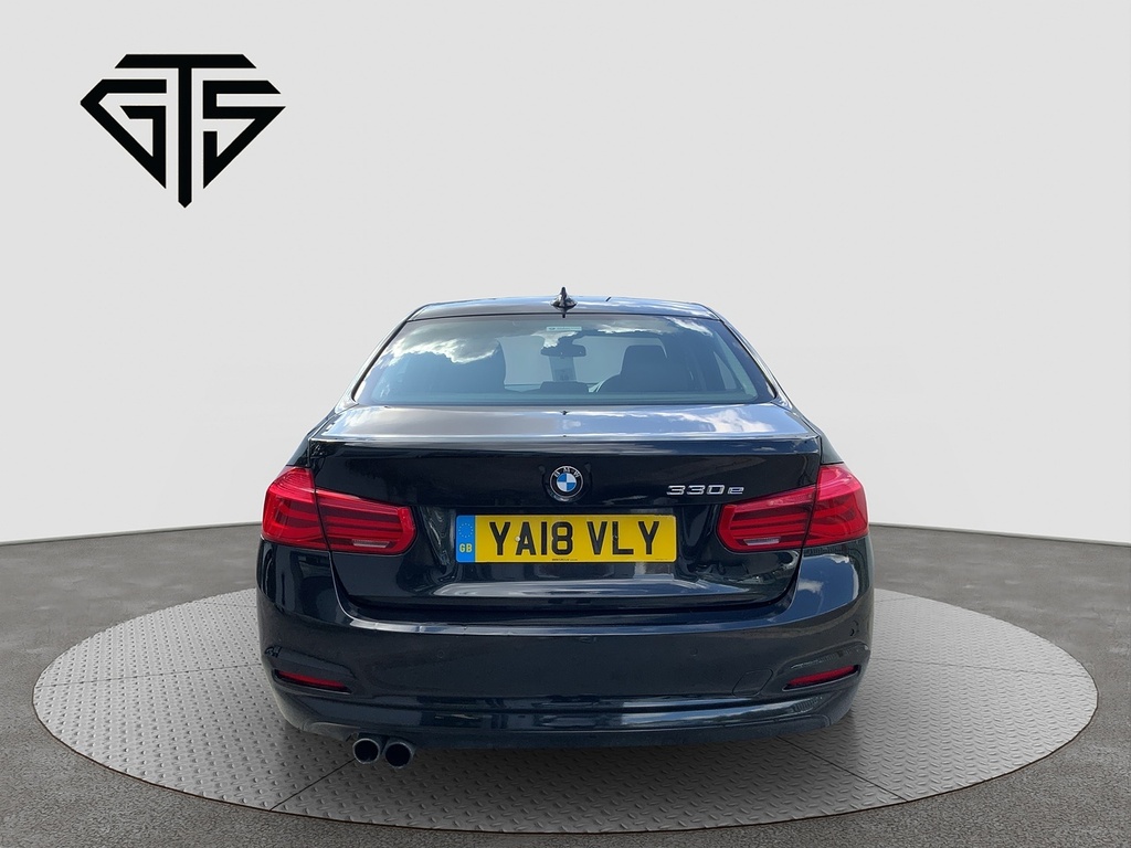 BMW 3 Series 330E Se Blue #4
