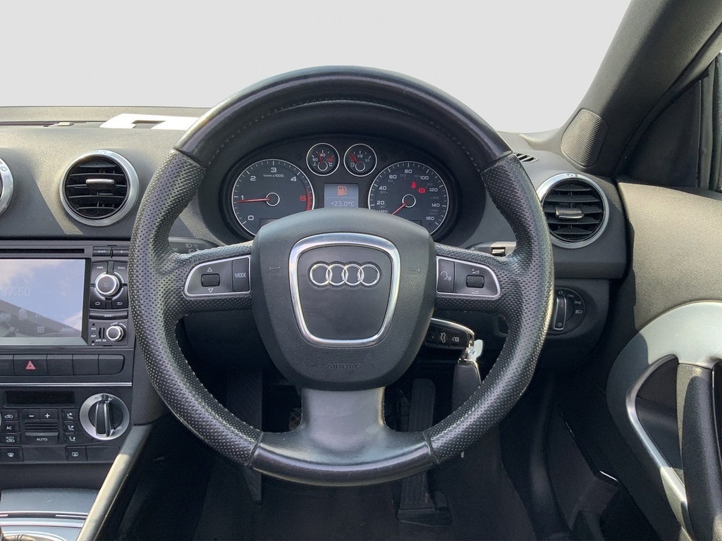 Audi A3 Cabriolet 1.6 Tdi S Line Convertible Euro Silver #9