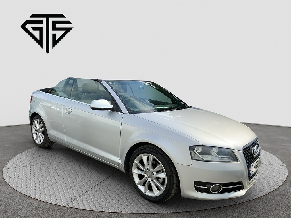 Audi A3 Cabriolet 1.6 Tdi S Line Convertible Euro Silver #16