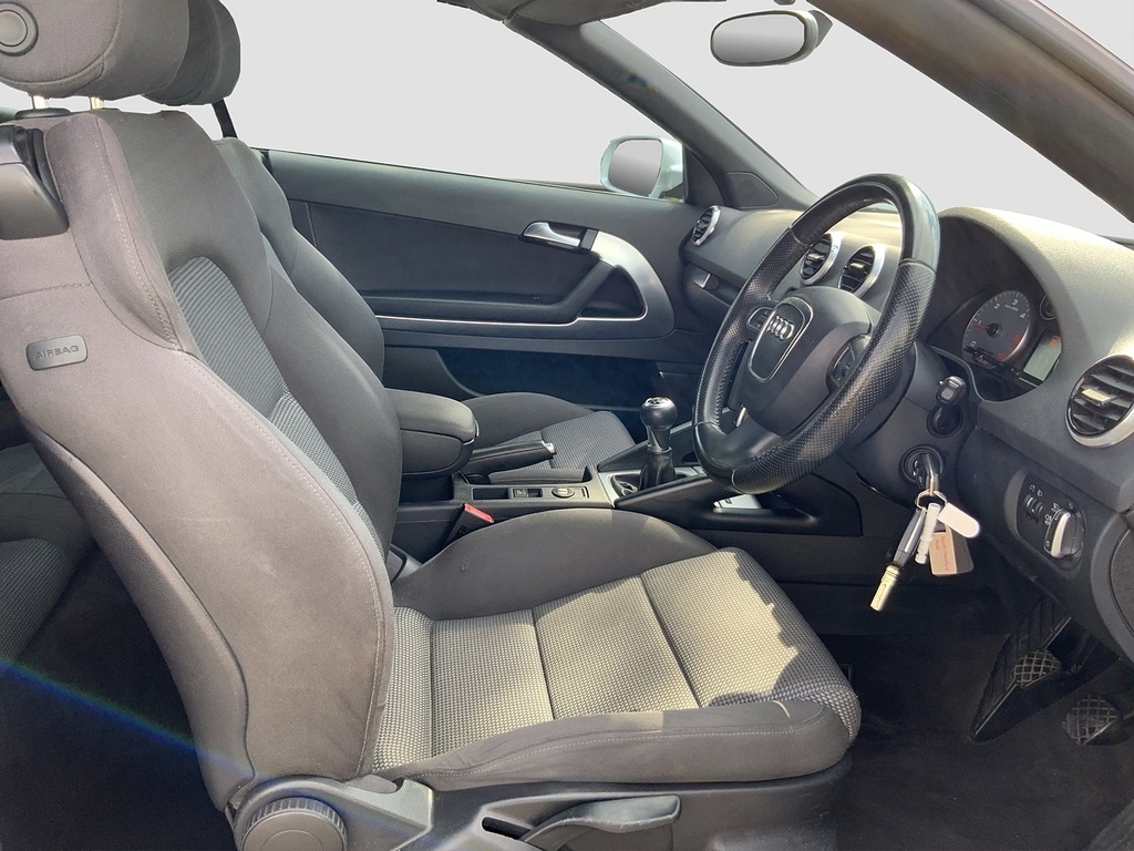 Audi A3 Cabriolet 1.6 Tdi S Line Convertible Euro Silver #12