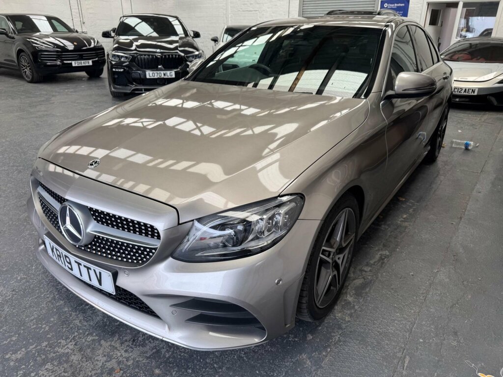 Mercedes-Benz C Class 2.0 C300d Amg Line Premium G-tronic Euro 6 Ss Silver #3