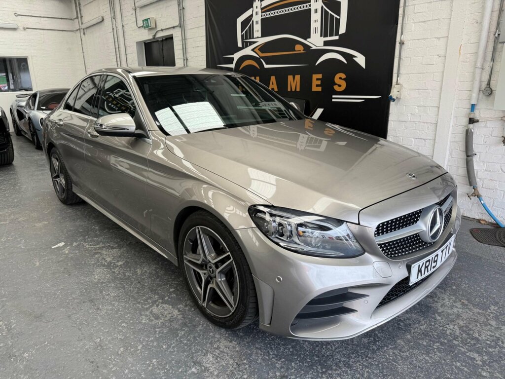 Mercedes-Benz C Class 2.0 C300d Amg Line Premium G-tronic Euro 6 Ss Silver