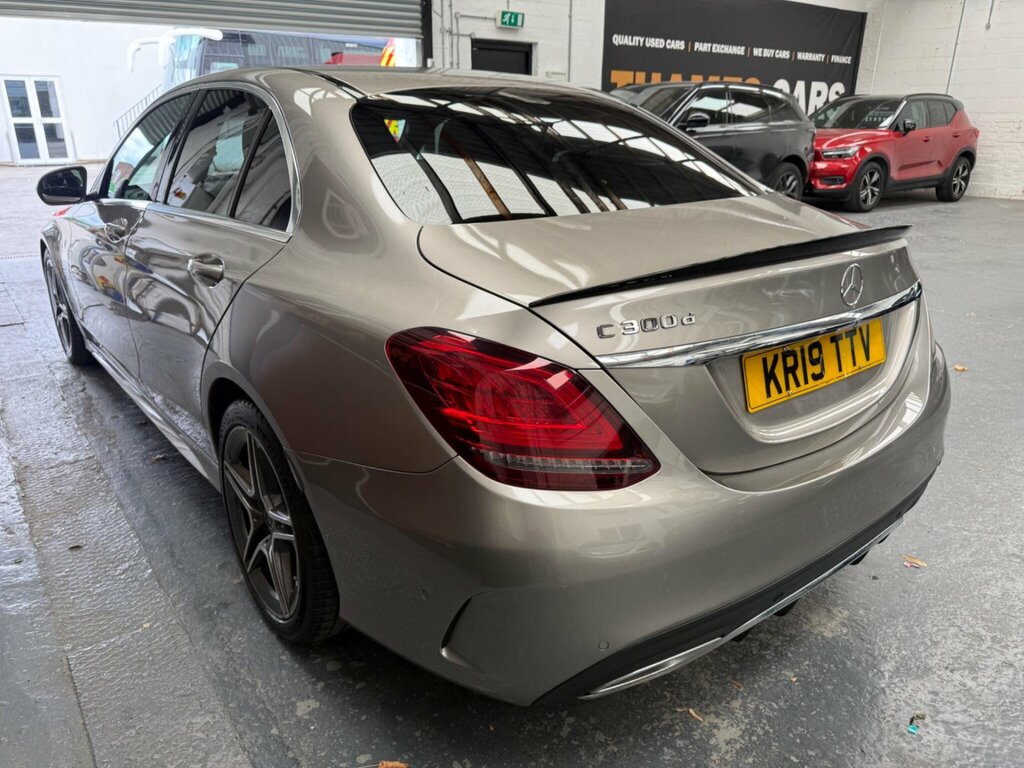 Mercedes-Benz C Class 2.0 C300d Amg Line Premium G-tronic Euro 6 Ss Silver #4