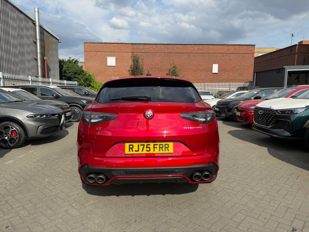 Alfa Romeo Stelvio 2.9 2.9 V6 Bi-turbo Quadrifoglio Q4 Awd Euro RJ75FRR Red #4