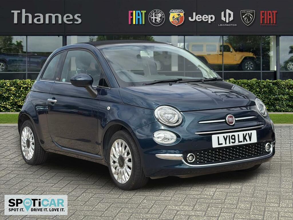 Fiat 500C 1.2 1.2 Lounge Dualogic Euro 6 Ss Blue