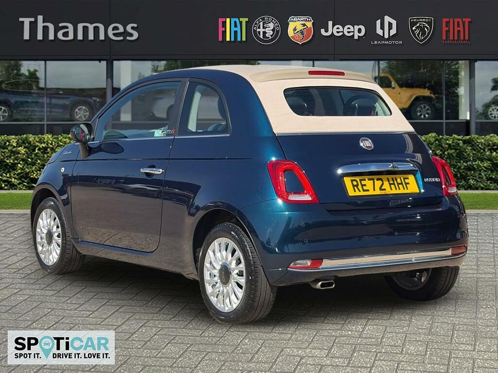 Fiat 500C 1 1.0 Mhev Dolcevita Convertible RE72HHF Blue #5