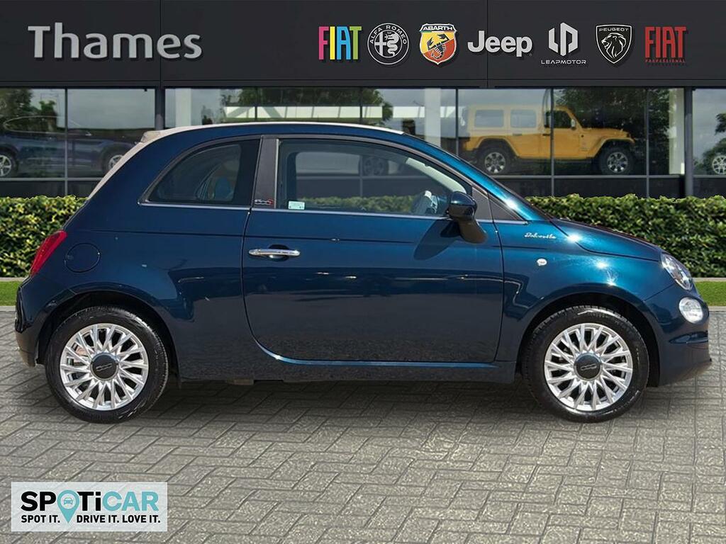 Fiat 500C 1 1.0 Mhev Dolcevita Convertible RE72HHF Blue #2