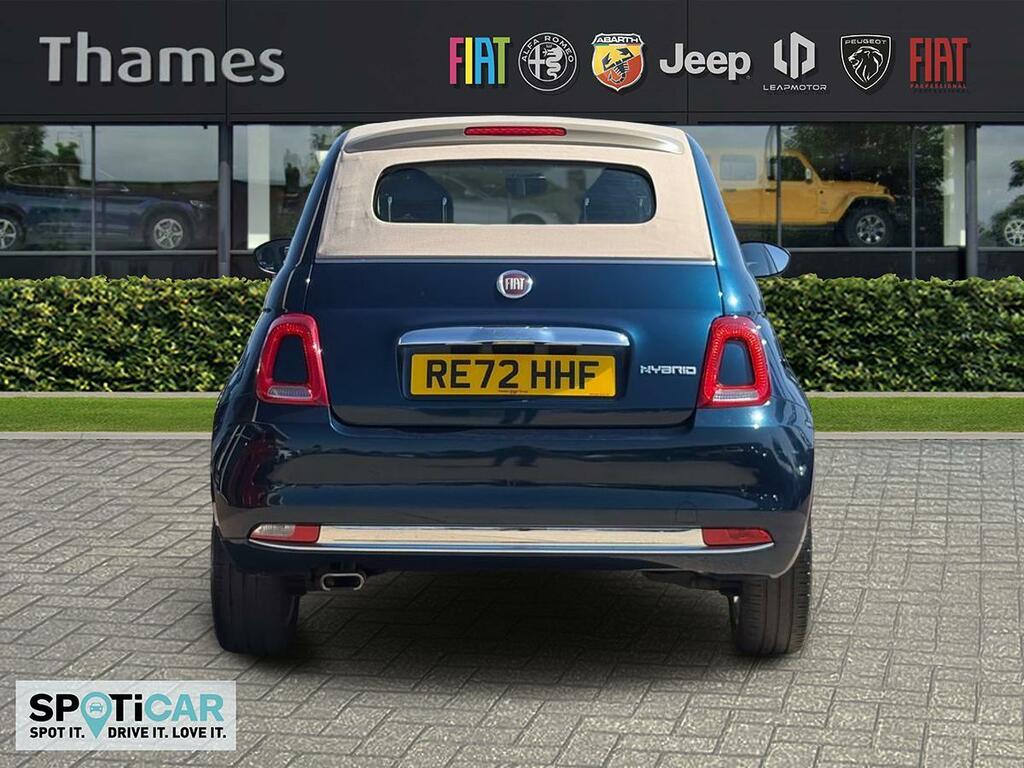 Fiat 500C 1 1.0 Mhev Dolcevita Convertible RE72HHF Blue #4