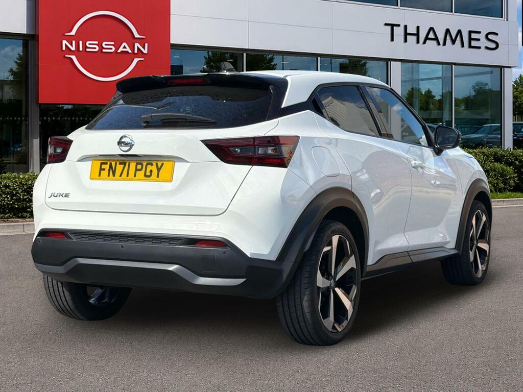 Nissan Juke 1 1.0 Dig-t Tekna Dct Euro 6 Ss White #3