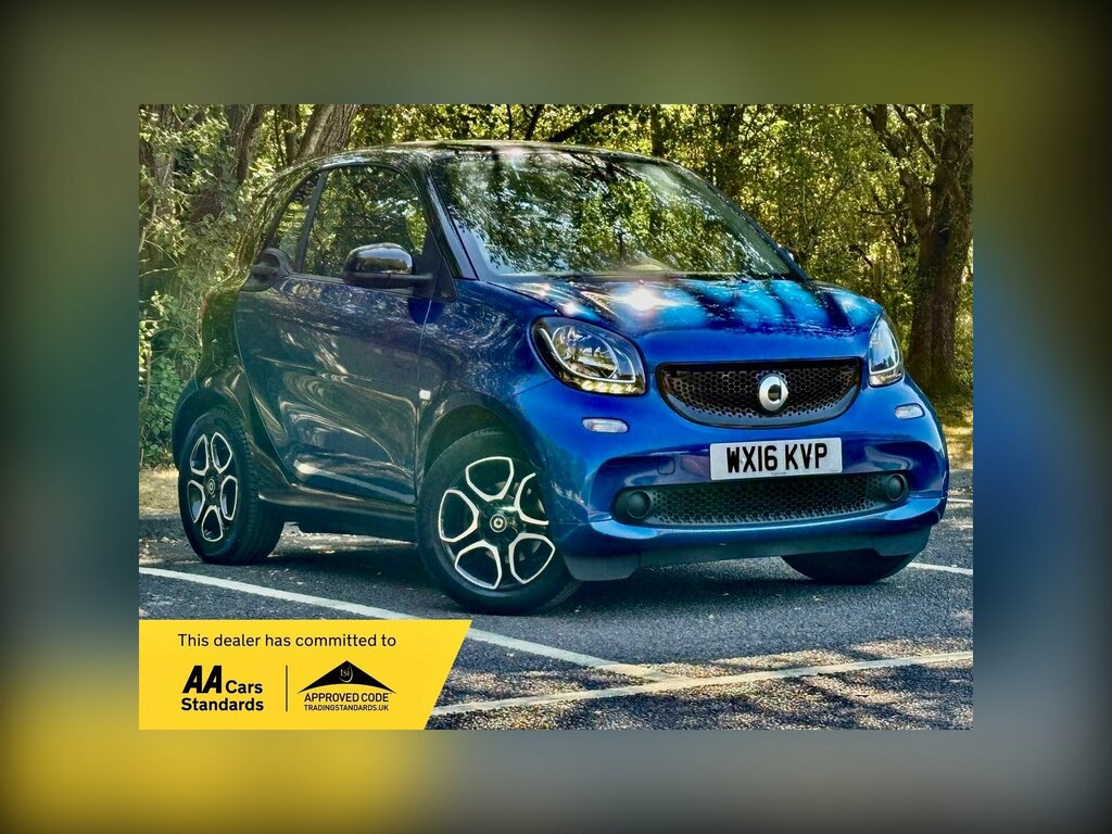 Smart Fortwo 1.0 Prime Premium Twinamic Euro 6 Ss Blue
