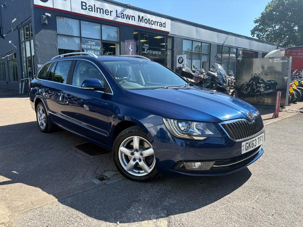 Skoda Superb 2.0 Tdi Elegance Estate Dsg 4Wd Euro 5 Blue