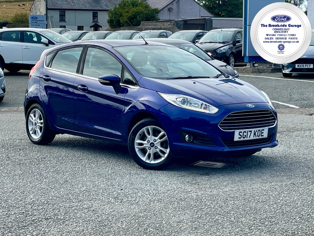 Ford Fiesta 1.25 Zetec Hatchback Euro 6 82 Blue
