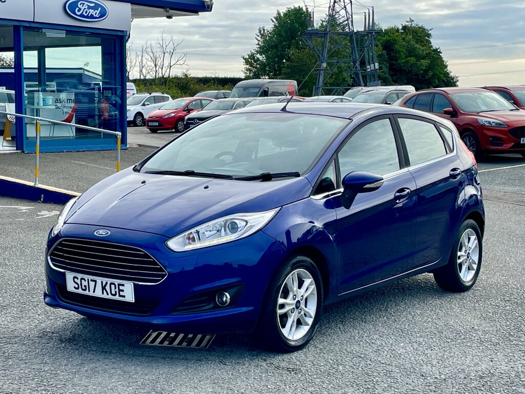 Ford Fiesta 1.25 Zetec Hatchback Euro 6 82 Blue #3