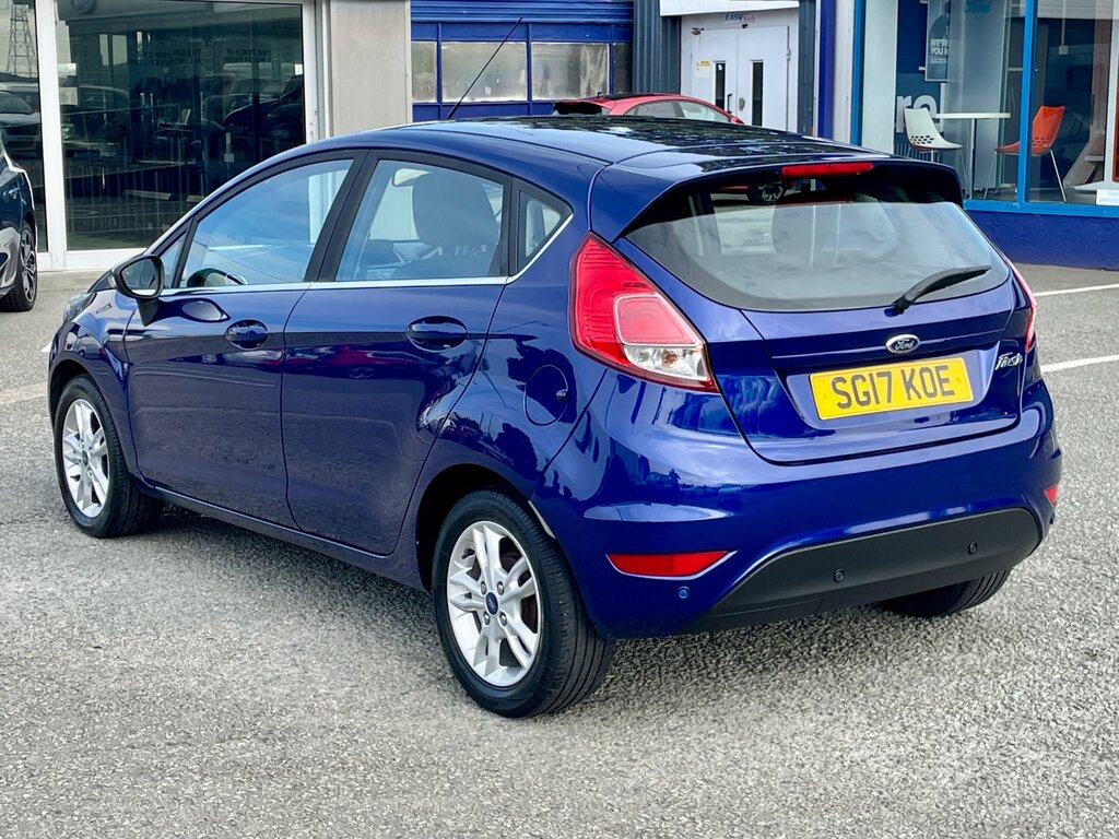 Ford Fiesta 1.25 Zetec Hatchback Euro 6 82 Blue #5