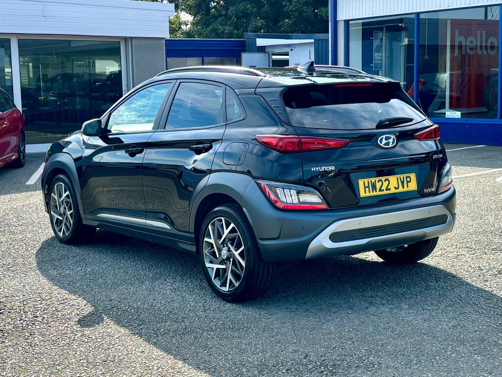 Hyundai Kona 1.6 H-gdi Premium Suv Hybrid Dct Euro 6 Black #5