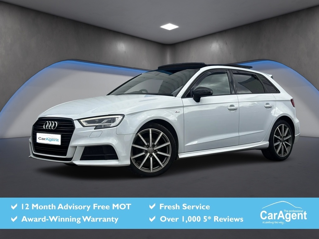 Audi A3 2.0 Tdi Black Edition Sportback White