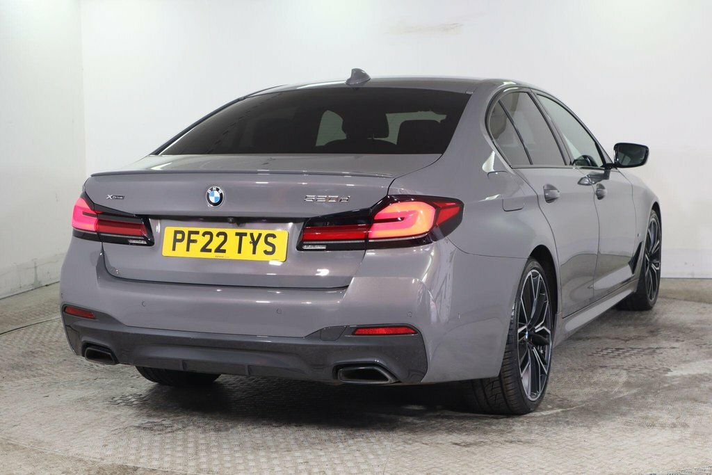 BMW 5 Series M550i Xdrive Black #8